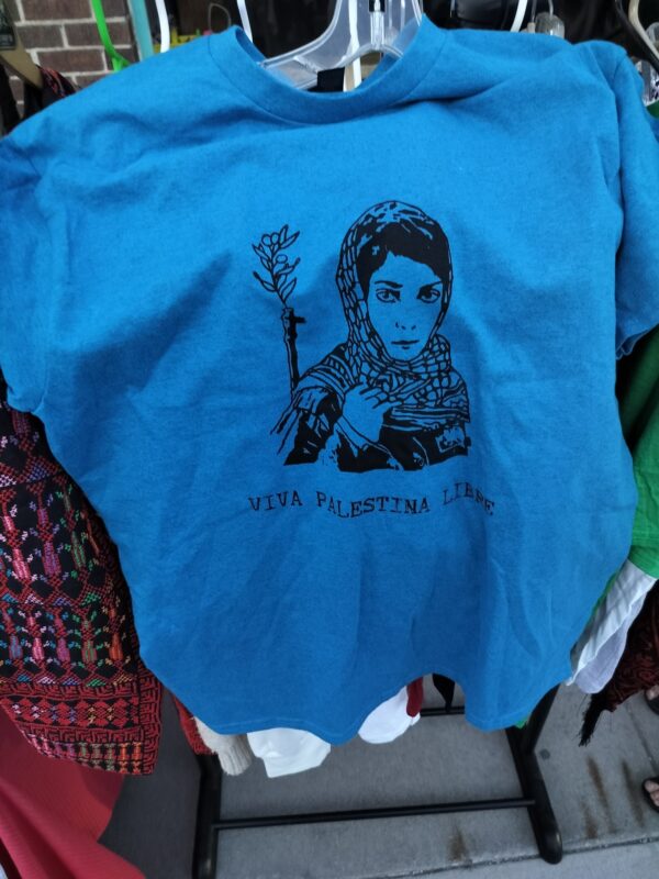 Viva Palestina Libre T-shirt -Blue