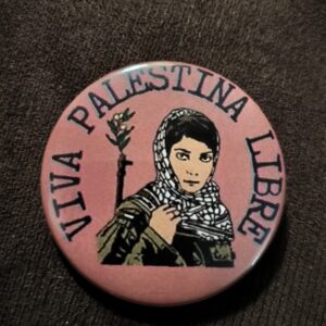 Viva Palestina Libre Pin - Red
