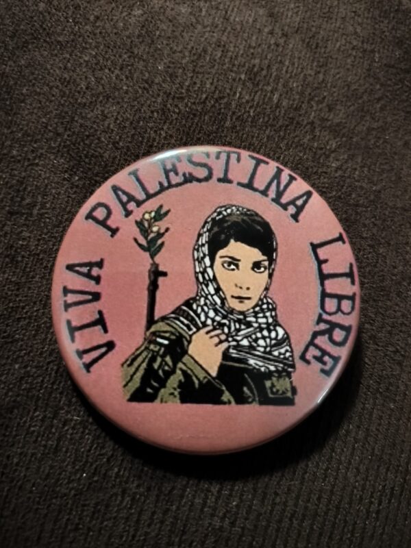 Viva Palestina Libre Pin - Red