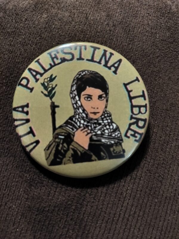 Viva Palestina Libre Pin - Green